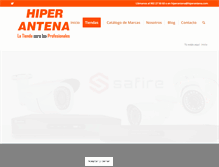 Tablet Screenshot of hiperantena.com